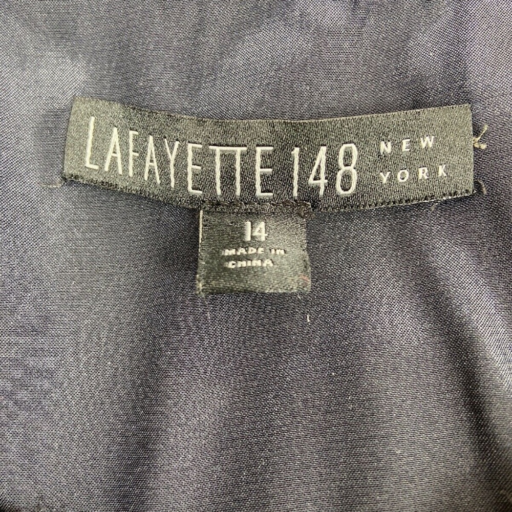Lafayette 148 Women’s Textured Weave Jacket Ivory - Picture 7 of 8